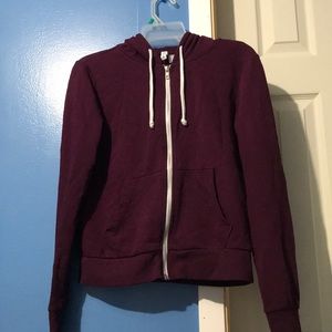 H&M Basic Maroon Sweater Sz Small (Girls)